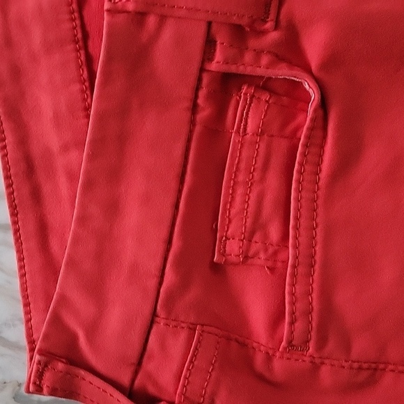 JEN7 Cropped Skinny Red Pants - Picture 7 of 9
